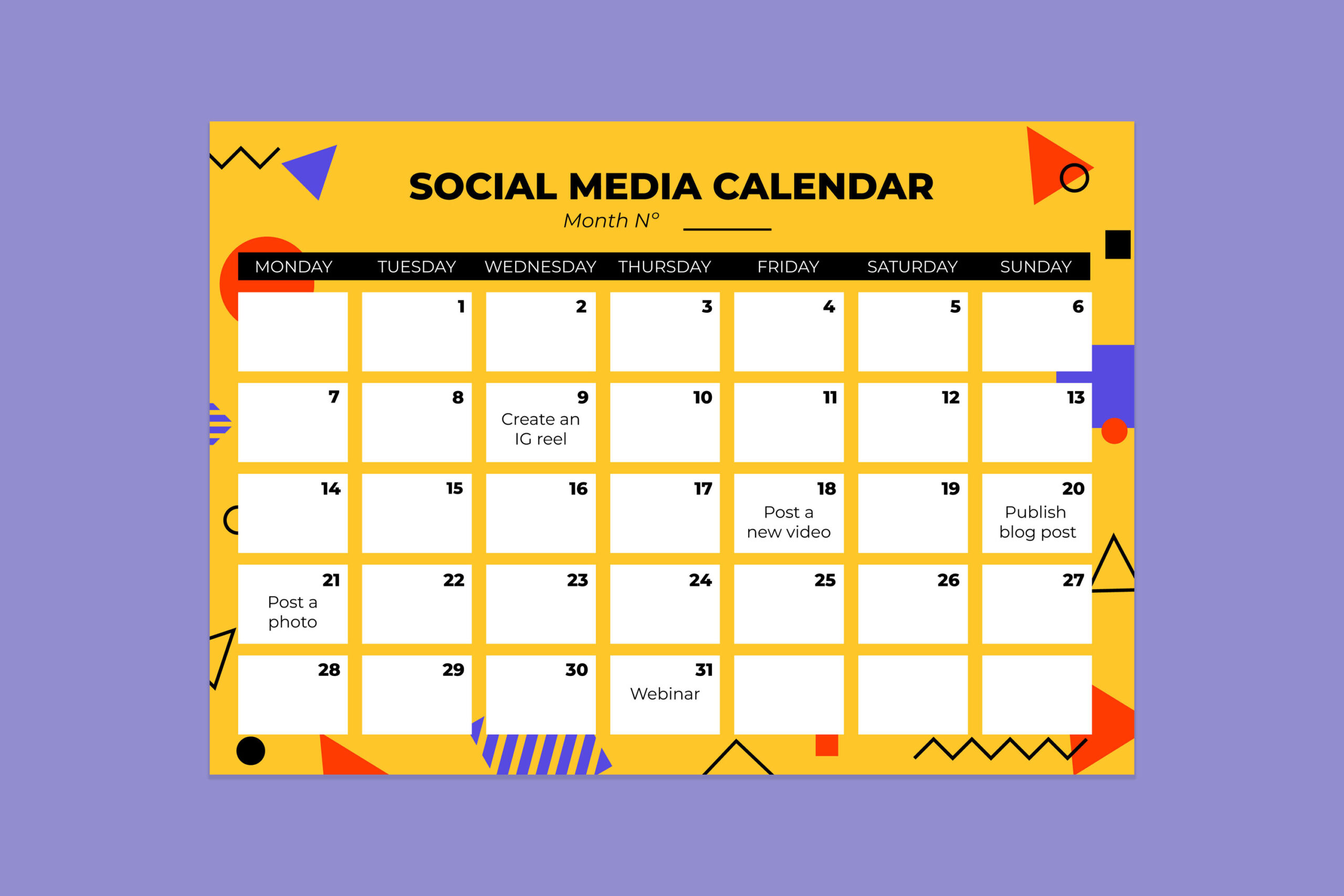 How to Create a Social Media Content Calendar